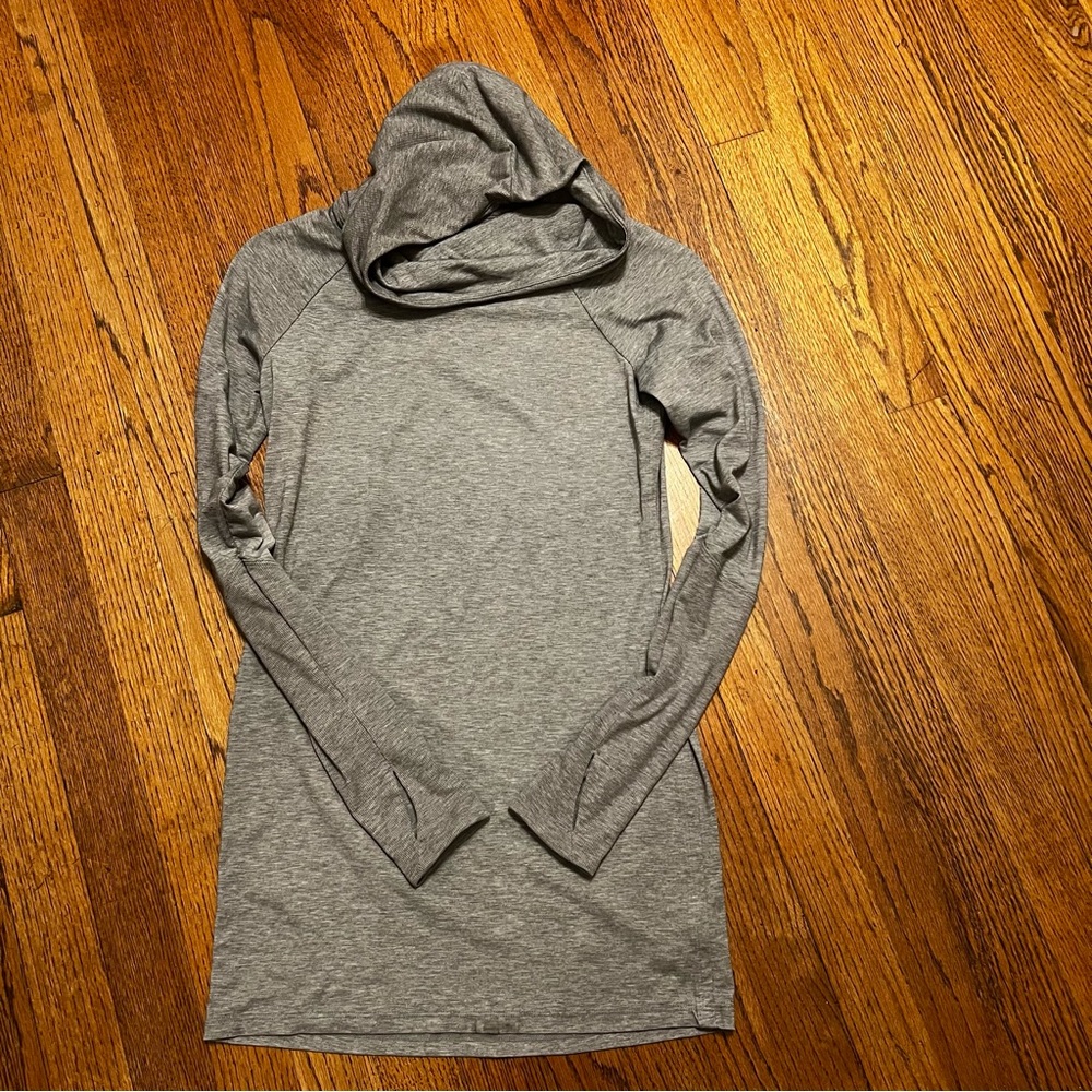 Athleta Gray Long Sleeve Hoodie XXS